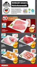 Gazetka promocyjna Penny - Prospekte - Gazetka - ważna od 07.01 do 07.01.2023 - strona 4 - produkty: arlo, bacon, braten, eier, eis, ente, fleisch, Geflügel, geflügelprodukte sind mit dem, jungbullen, natur, pute, rind, rinder, rindfleisch, schmorbraten, schnitzel, schwein, schweine, tee, wein, weine
