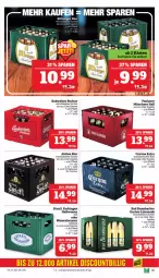 Gazetka promocyjna Marktkauf - Prospekt - Gazetka - ważna od 24.08 do 24.08.2024 - strona 19 - produkty: Alwa, Bad, bier, budweiser, corona, corona extra, discount, eis, Garten, limo, limonade, mineralwasser, Paula, paulaner, reis, Staatl. Fachingen, Ti, wasser, ZTE