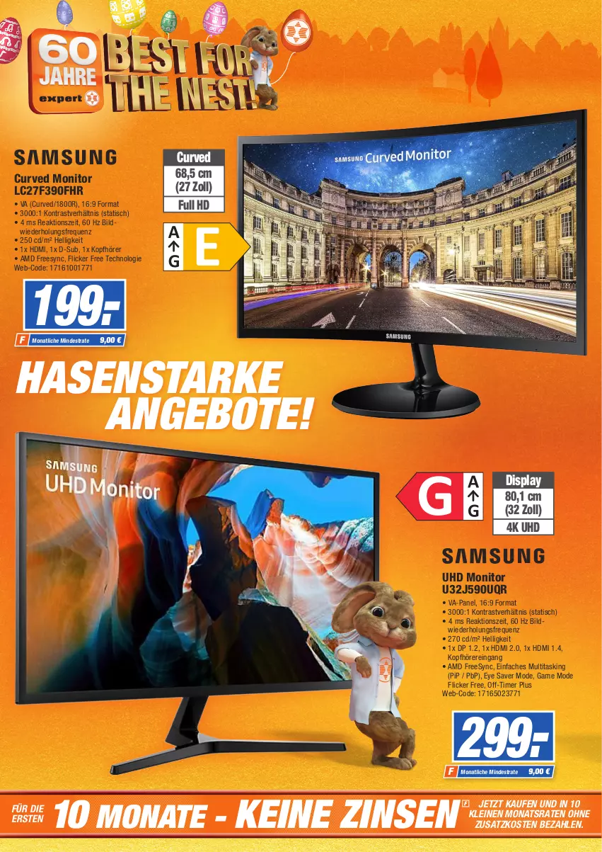 Aktueller Prospekt Expert Singen - Prospekte - von 12.04 bis 18.04.2022 - strona 4 - produkty: angebot, angebote, HDMI, kopfhörer, leine, Mode, monitor, Ti, timer, tisch, uhd