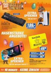 Gazetka promocyjna Expert Singen - Prospekte - Gazetka - ważna od 18.04 do 18.04.2022 - strona 10 - produkty: angebot, angebote, Bau, lays, leine, microsd, microsdxc, nintendo, Nintendo Switch, PlayStation, Software, speicherkarte, Spiele, ssd, Ti, uhs-i speicherkarte