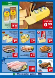 Gazetka promocyjna Marktkauf - Prospekt - Gazetka - ważna od 03.05 do 03.05.2025 - strona 19 - produkty: appenzeller, auer, bier, braten, brötchen, champignon, deutscher schnittkäse, deutscher weichkäse, eis, elle, filet, fisch, forelle, frischfisch, garnelen, grill, hartkäse, ideal zum grillen, Käse, LG, Makrele, Meister, milch, reis, rel, Ria, Saibling, schnittkäse, schweizer hartkäse, Ti, tisch, torte, weichkäse, Yo, ZTE