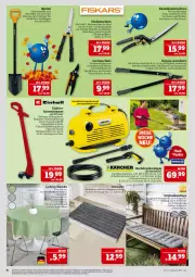 Gazetka promocyjna Marktkauf - Prospekt - Gazetka - ważna od 03.05 do 03.05.2025 - strona 40 - produkty: auto, Bank, Bau, baumwolle, blume, blumen, decke, einhell, eis, Elektro, fiskars, Garten, Gartenschere, heckenschere, hochdruckreiniger, Holz, K2, karcher, lack, leine, LG, pflanze, pflanzen, rasen, rasentrimmer, reiniger, reis, ring, Schere, schlauch, schuhe, sitzbank, Spaten, Sport, Ti, tisch, tischdecke, wolle
