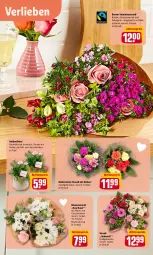 Gazetka promocyjna Rewe - Prospekte - Gazetka - ważna od 13.02 do 13.02.2022 - strona 15 - produkty: aktionspreis, blume, blumen, Blumenstrauß, eier, eis, henkel, reis, rosen, tasse, Ti, topf