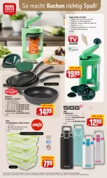 Gazetka promocyjna Rewe - Prospekte - Gazetka - ważna od 13.02 do 13.02.2022 - strona 28 - produkty: aktionspreis, alle artikel ohne dekoration, Babynahrung, ball, ballarini, Behälter, bratpfanne, decke, Deckel, dekoration, eis, elle, emsa, flasche, gurke, gurken, mac, mikrowelle, möhren, pfanne, reis, Rettich, schmorpfanne, Ti, trinkflasche, zucchini