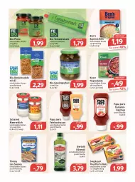 Gazetka promocyjna Feneberg - Prospekte - Gazetka - ważna od 21.05 do 21.05.2022 - strona 9 - produkty: bertolli, beutel, bio, eis, feinkost, filet, filets, fisch, flasche, gewürz, Gewürzgurke, gewürzgurken, gurke, gurken, ketchup, knorr, knorr fix, meerrettich, nudel, nudeln, olive, oliven, olivenöl, pesto, reis, Rettich, sauce, saupiquet, schamel, thomy, thomy les sauces, thunfisch, Ti, tomate, tomaten, tomatenketchup, tomatenmark