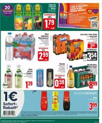 Gazetka promocyjna Edeka - Prospekte - Gazetka - ważna od 14.09 do 14.09.2024 - strona 11 - produkty: Alwa, bio, coca-cola, cola, drink, elle, energy drink, fanta, flasche, Mezzo Mix, mineralwasser, natur, natürliches mineralwasser, rel, Soda, sodastream, sprite, tee, Ti, vita, vitrex, volvic, wasser