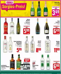 Gazetka promocyjna Edeka - Prospekte - Gazetka - ważna od 14.09 do 14.09.2024 - strona 13 - produkty: alkohol, doppelkorn, dry gin, ecco, flasche, gin, jack daniel, jack daniel's, korn, london dry, london dry gin, martini, moskovskaya, mumm, ouzo, prosecco, sekt, tennessee whiskey, Ti, vodka, whiskey, zonin