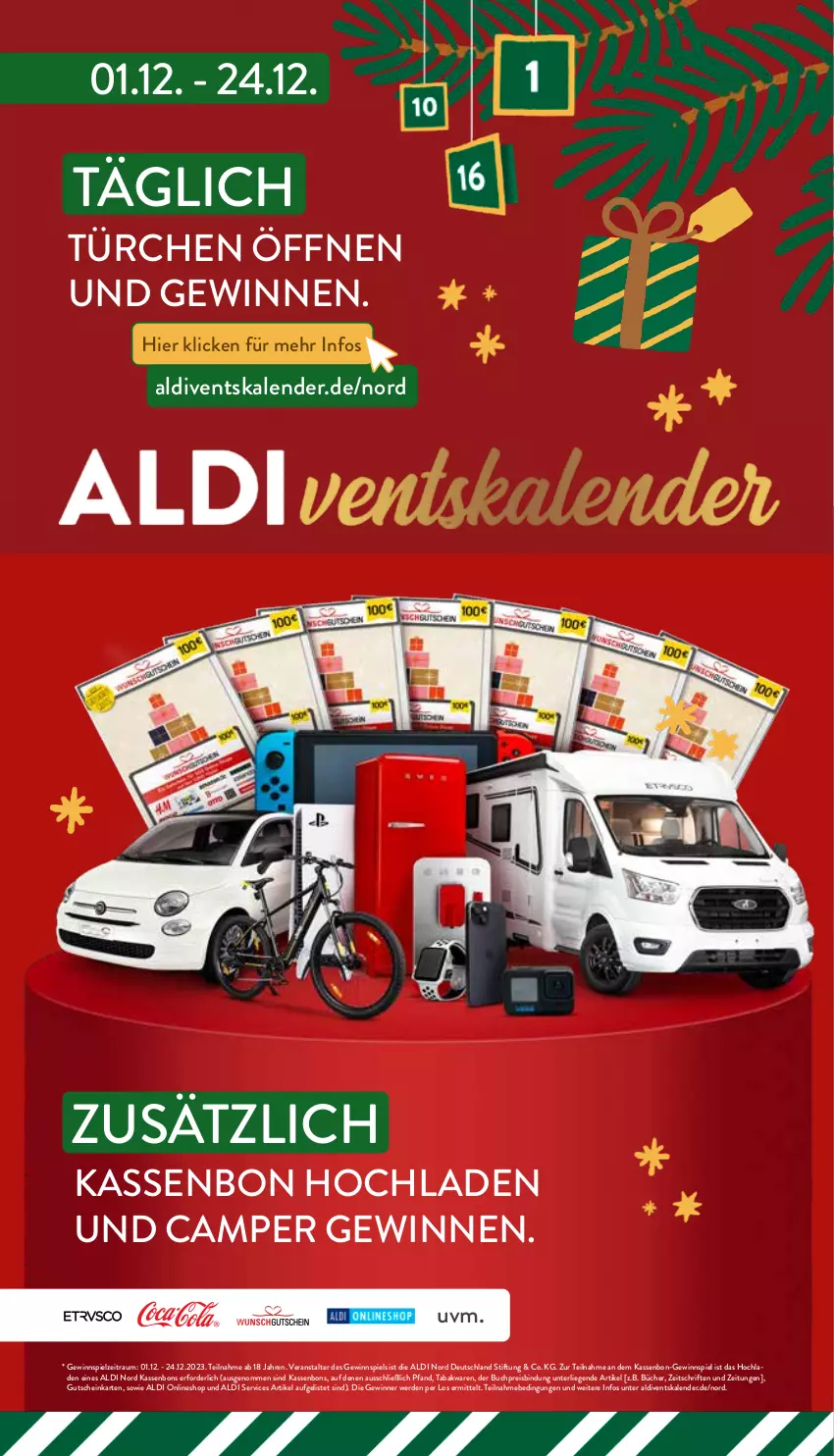 Aktueller Prospekt Aldi Nord - Von Montag - von 13.11 bis 18.11.2023 - strona 39 - produkty: aldi, buch, eis, erde, gewinnspiel, gutschein, HP, Liege, reis, Ti