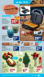 Gazetka promocyjna Aldi Nord - Von Montag - Gazetka - ważna od 18.11 do 18.11.2023 - strona 11 - produkty: Adventskranz, ambia, auer, beutel, Blüte, braun, Brei, Clin, decke, Deckel, dell, Duftkerze, eis, elle, gefrierbeutel, Germ, gin, grill, kerze, Kranz, kulturtopf, latte, LG, Mode, natur, papier, pflanze, reis, Ria, rwe, sandwich, Schiffchen, spülmaschinen, Ti, tiefpreis, tisch, tischgrill, topf, Vase, waffeln, weck, ZTE, zucker