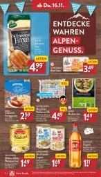 Gazetka promocyjna Aldi Nord - Von Montag - Gazetka - ważna od 18.11 do 18.11.2023 - strona 22 - produkty: almdudler, auer, axe, beutel, decke, fertiggericht, flasche, gin, händlmaier, Haxe, hengstenberg, Knödel, Kraut, kräuter, limo, limonade, maultaschen, Maus, nuss, Sauerkraut, Schal, Schale, schwein, senf, Spezi, suppe, suppen, Tasche, taschen, Ti, toast, wein, Weinsauerkraut, Weißwurst, wurst, ZTE