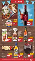 Gazetka promocyjna Aldi Nord - Von Montag - Gazetka - ważna od 18.11 do 18.11.2023 - strona 23 - produkty: alkohol, Alpenhain, aus der tiefkühlung, Becher, brezel, eier, flasche, früchte, getränk, gewürz, gin, Glühwein, Jagertee, Maus, obazda, rotkäppchen, rum, Rumtopf, schoko, schokolade, tee, Ti, topf, wein, Zartbitterschokolade, ZTE