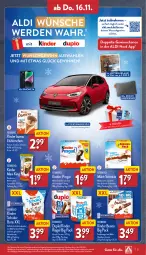 Gazetka promocyjna Aldi Nord - Von Montag - Gazetka - ważna od 18.11 do 18.11.2023 - strona 31 - produkty: aldi, creme, duplo, eier, eis, elle, erde, ferrero, haselnuss, Heizkissen, hörnchen, iphone, Kinder, kinder bueno, Kinder Maxi, kinder maxi king, kinder pingui, kinder riegel, Kinder Schokobons, kissen, milch, milch-schnitte, nuss, pingui, riegel, schnitten, schoko, schokolade, schokoladen, schokoriegel, Spezi, teller, Ti, vollmilch