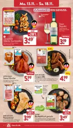 Gazetka promocyjna Aldi Nord - Von Montag - Gazetka - ważna od 18.11 do 18.11.2023 - strona 4 - produkty: auer, bio, Bio-Hackfleisch, braten, brustfilet, burgunder, cevapcici, eis, filet, flasche, fleisch, geschnetzeltes, gewürz, grauer burgunder, grill, hackfleisch, hackfleisch gemischt, Heu, Maus, nuss, Ofen, pute, putenschnitzel, reis, Ria, rind, rwe, schnitzel, schwein, schweine, schweinefleisch, Ti, tiefpreis, trolli, wein, weine, Weißwein, Zelt