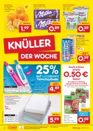 Gazetka promocyjna Netto Marken-Discount - Filial-Angebote - Gazetka - ważna od 04.02 do 04.02.2023 - strona 2 - produkty: almighur, almighurt, bestpreis, bett, Betttuch, drink, ehrmann, ehrmann almighurt, eis, energy drink, Ergee, knorr, knorr fix, mandarine, mandarinen, matratze, matratzen, milka, milka schokolade, ndk, reis, schoko, schokolade, Soda, sodastream, spannbetttuch, Ti, Trockner, tuc