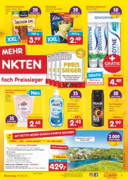 Gazetka promocyjna Netto Marken-Discount - Filial-Angebote - Gazetka - ważna od 04.02 do 04.02.2023 - strona 7 - produkty: angebot, axe, Berger, bestpreis, body, bodyspray, creme, discount, eis, felix, Gesichtsmaske, hundesnack, korb, kraft, Maske, mundspülung, obst, Odol, odol med, pool, reis, reiseveranstalter, reiss, sagrotan, Seife, sensodyne, snack, snacks, spülung, Ti, uhr, vita, vitakraft, zahncreme, ZTE