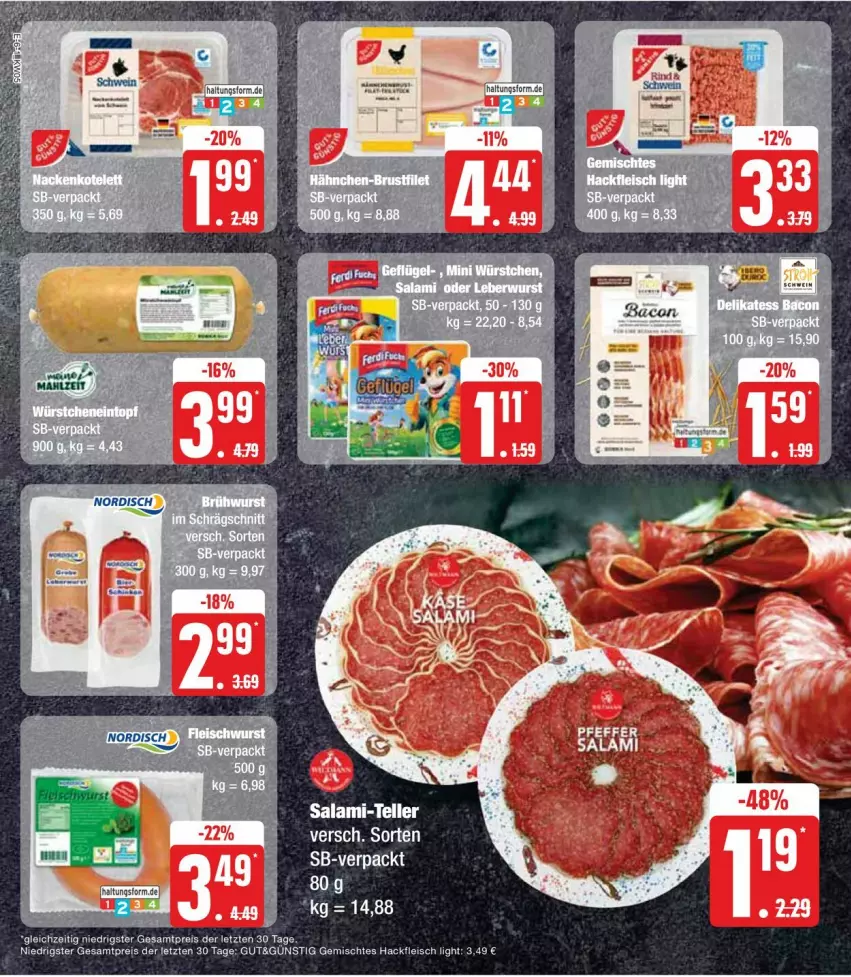 Aktueller Prospekt Edeka - Prospekte - von 29.01 bis 03.02.2024 - strona 10 - produkty: eis, elle, fleisch, hackfleisch, reis, salami, salami-teller, teller, Ti, ZTE