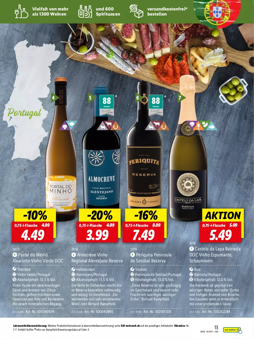 Aktueller Prospekt Lidl - Beste Weine für jeden Anlass - von 28.06 bis 31.07.2021 - strona 13