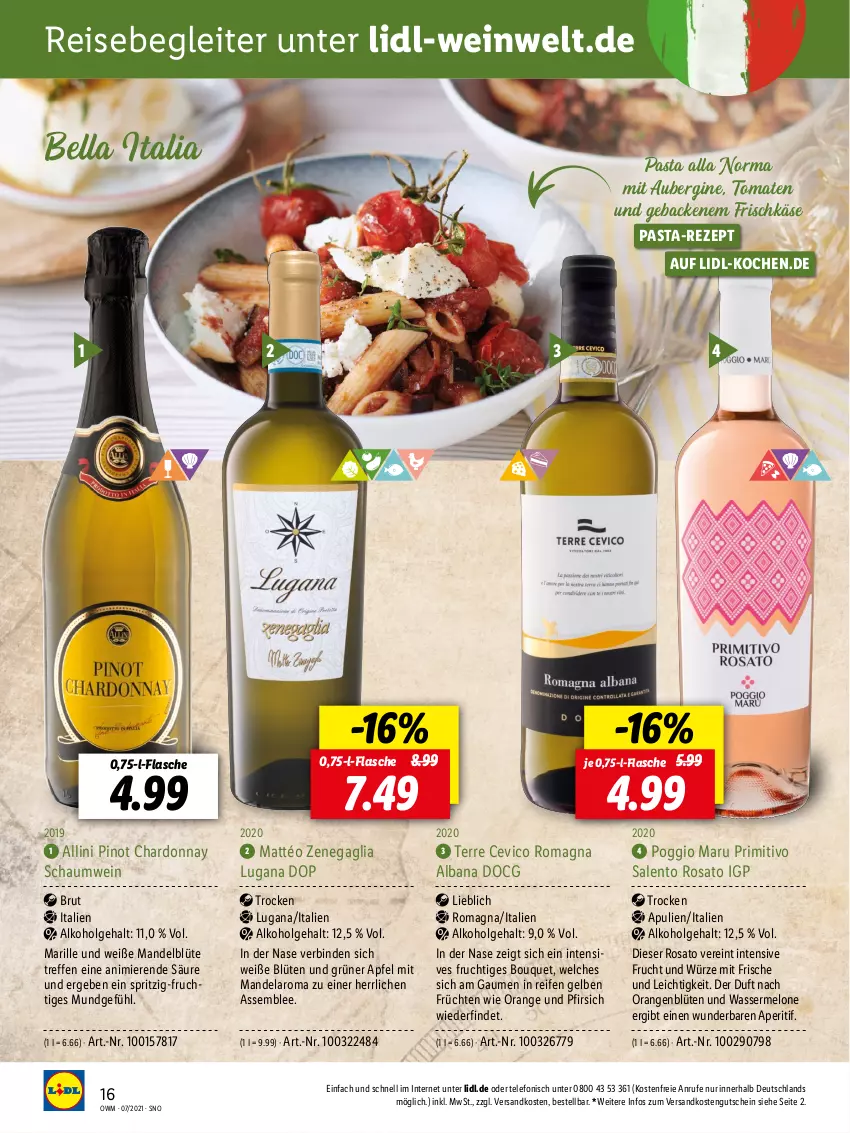 Aktueller Prospekt Lidl - Beste Weine für jeden Anlass - von 28.06 bis 31.07.2021 - strona 16