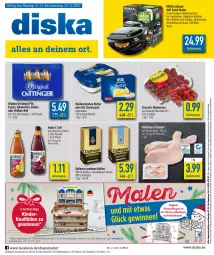 Gazetka promocyjna Diska - Prospekte - Gazetka - ważna od 26.11 do 26.11.2022 - strona 1 - produkty: aktionspreis, alkohol, angebot, angebote, Becher, beere, beeren, bier, butter, dallmayr, dallmayr prodomo, deka, eis, flasche, gin, grill, henkel, himbeer, himbeere, himbeeren, kaffee, latte, LG, oettinger, pils, prodomo, radler, reis, saft, salz, sandwich, schenkel, snack, Streichzart, Ti, waffeln, weihenstephan, ZTE