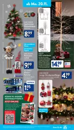 Gazetka promocyjna Aldi Nord - Von Montag - Gazetka - ważna od 25.11 do 25.11.2023 - strona 13 - produkty: aldi, Anhänger, batterie, batterien, Bau, decke, dekoration, dell, eis, elle, gin, Kugel, led-licht, leds, Lusti, Mode, reis, Ria, teller, Ti, tiefpreis, timer, Weihnachtsbaum, Wichtel, ZTE