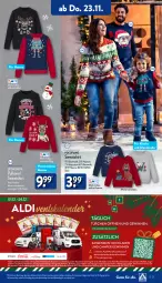 Gazetka promocyjna Aldi Nord - Von Montag - Gazetka - ważna od 25.11 do 25.11.2023 - strona 21 - produkty: aldi, Bau, baumwolle, buch, eis, erde, gewinnspiel, gin, gutschein, HP, Kinder, Liege, pocopiano, Pullover, reis, Ria, shirt, Sweatshirt, Ti, up2fashion, wolle, ZTE