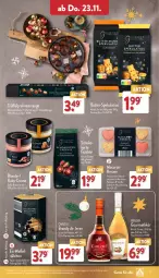 Gazetka promocyjna Aldi Nord - Von Montag - Gazetka - ważna od 25.11 do 25.11.2023 - strona 25 - produkty: arlo, aufstrich, aus der tiefkühlung, beere, beutel, brot, brotaufstrich, butter, creme, eis, erdbeere, flasche, früchte, gin, himbeer, himbeere, likör, mac, milch, pralinen, schoko, schokolade, schokoladen, Spezi, Ti, Trüffel, vanille, ZTE