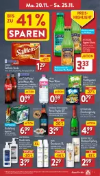 Gazetka promocyjna Aldi Nord - Von Montag - Gazetka - ważna od 25.11 do 25.11.2023 - strona 9 - produkty: amaro, beutel, coca-cola, cola, creme, deo, deodorant, dove, eis, elle, erfrischungsgetränk, fanta, flasche, frucht, getränk, handcreme, hella, ingwer, lorenz, Mezzo Mix, nero, neutrogena, pantene, pantene pro-v, pro-v, reis, riesling, rotkäppchen, rotwein, saft, saltletts, sekt, shampoo, sprite, spülung, teller, Ti, trolli, underberg, wein, ZTE, zucker