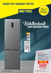 Gazetka promocyjna Metro - Unser Top Angebot - Gazetka - ważna od 20.07 do 20.07.2022 - strona 1 - produkty: angebot, eis, Elektro, elle, gefrierkombination, Rauch, reis, teller, Ti, top-angebot, top-hit