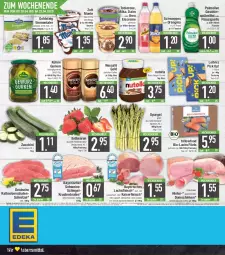 Gazetka promocyjna E Center - Angebote der Woche - Gazetka - ważna od 15.04 do 15.04.2023 - strona 20 - produkty: Becher, beere, beeren, beutel, bio, braten, creme, daim, eier, eis, eiscreme, emmentaler, erdbeere, erdbeeren, filet, filets, flasche, fleisch, flüssigseife, geschirr, geschirrspülmittel, gin, goldsteig, gurke, gurken, kaffee, Kaiser, krustenbraten, Kühne, lachs, lebensmittel, leibniz, löslicher kaffee, mac, milka, monte, Nescafé, nescafé gold, nuss, nuss-nugat-creme, nutella, olive, orangina, oreo, palmolive, Pick Up!, reis, saft, Schal, Schale, schinken, schnitzel, schwein, schweine, schweppes, Seife, spargel, spargel grün, spülmittel, Ti, toblerone, wein, weine, zott, Zott Monte, ZTE, zucchini