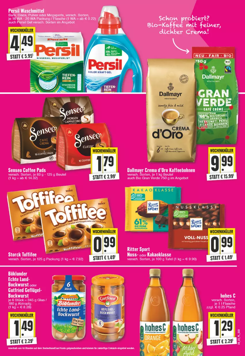 Aktueller Prospekt E Center - Angebote der Woche - von 27.02 bis 04.03.2023 - strona 3 - produkty: creme, dallmayr, kakao, Nougatcreme, Ti