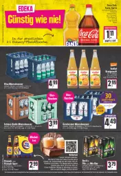 Gazetka promocyjna E Center - Angebote der Woche - Gazetka - ważna od 04.03 do 04.03.2023 - strona 18 - produkty: Alwa, bier, elle, gerolsteine, gerolsteiner, gin, malz, mineralwasser, orange, orangen, orangensaft, pils, rwe, saft, Sport, steiner, tee, Ti, vilsa, vita, vitamalz, wasser