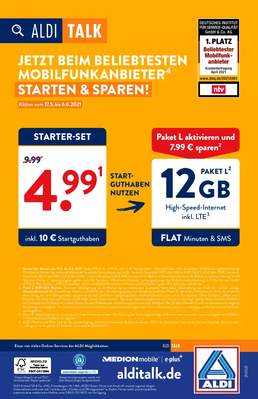 Aktueller Prospekt Aldi Nord - Multimedia - von 27.05 bis 09.06.2021 - strona 8