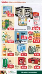 Gazetka promocyjna Famila - Prospekte - Gazetka - ważna od 06.04 do 06.04.2024 - strona 19 - produkty: Alwa, apfel, Apfelschorle, drink, durstlöscher, eis, erdinger, flasche, frucht, Hemelinger, lebensmittel, mineralwasser, natur, passionsfrucht, pfirsich, pils, pilsener, Quixx, reis, säfte, schorle, Spezi, steiner, tee, Ti, valensina, veltins, veltins pilsener, volvic, warsteiner, wasser, ZTE