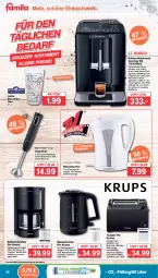 Gazetka promocyjna Famila - Prospekte - Gazetka - ważna od 06.04 do 06.04.2024 - strona 27 - produkty: ACC, auer, auto, brötchen, Cap, cappuccino, chia, cin, dauertiefpreis, edelstahl, edelstahlmesser, eis, elle, kaffee, kaffeemaschine, kaffeevollautomat, Kocher, latte, latte macchiato, mac, macchiato, messer, milch, Mixer, reis, Ria, stabmixer, tasse, teller, Ti, tiefpreis, toast, toaster, wasser, wasserkocher