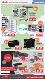 Gazetka promocyjna Famila - Prospekte - Gazetka - ważna od 06.04 do 06.04.2024 - strona 29 - produkty: arbeitsplatte, besteck, brot, Brotkorb, eis, elle, fenster, kissen, korb, küche, Küchen, Küchenhelfer, latte, obst, reis, Ria, Schrank, schuhschrank, sitzkissen, teller, Ti, ZTE