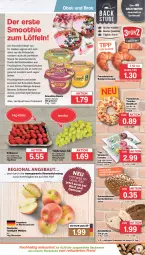 Gazetka promocyjna Famila - Prospekte - Gazetka - ważna od 06.04 do 06.04.2024 - strona 5 - produkty: ananas, apfel, auer, backwaren, banane, basilikum, Bau, Becher, beere, beeren, bier, Biere, blume, blumen, brot, brötchen, butter, Croissant, Donut, donuts, Dr. Oetker, eis, ente, erdbeere, erdbeeren, frischkäse, frucht, Käse, kiwi, LG, Löffel, mango, obst, pizza, püree, reis, sac, Schal, Schale, sim, smoothie, snack, sonnenblume, sonnenblumen, stube, tafeläpfel, tafeltrauben, Ti, tomate, trauben, uhr, Wella, ZTE, zwiebel