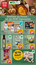 Gazetka promocyjna Rewe - Prospekte - Gazetka - ważna od 03.02 do 03.02.2024 - strona 13 - produkty: bio, kokos, kokosmilch, mehl, milch, rewe beste wahl, rewe bio, rum, sesam, Sesamöl, Sushi, Ti, wok