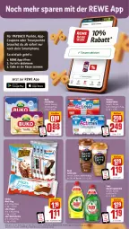 Gazetka promocyjna Rewe - Prospekte - Gazetka - ważna od 03.02 do 03.02.2024 - strona 3 - produkty: actimel, actimel drink, Becher, Buko, caffè latte, coupon, coupons, danone, danone actimel drink, drink, eis, emmi, erde, fairy, frischkäse, geschirr, Käse, Kinder, Kinder Maxi, kinder maxi king, latte, milch, Milchschnitte, payback, pingui, Rauch, reis, rewe beste wahl, smartphone, spülmittel, Ti