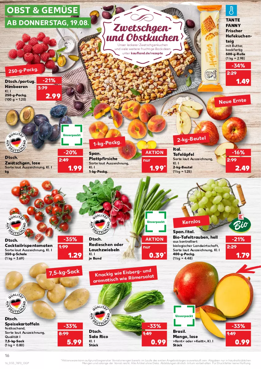 Aktueller Prospekt Kaufland - von 19.08 bis 25.08.2021 - strona 16