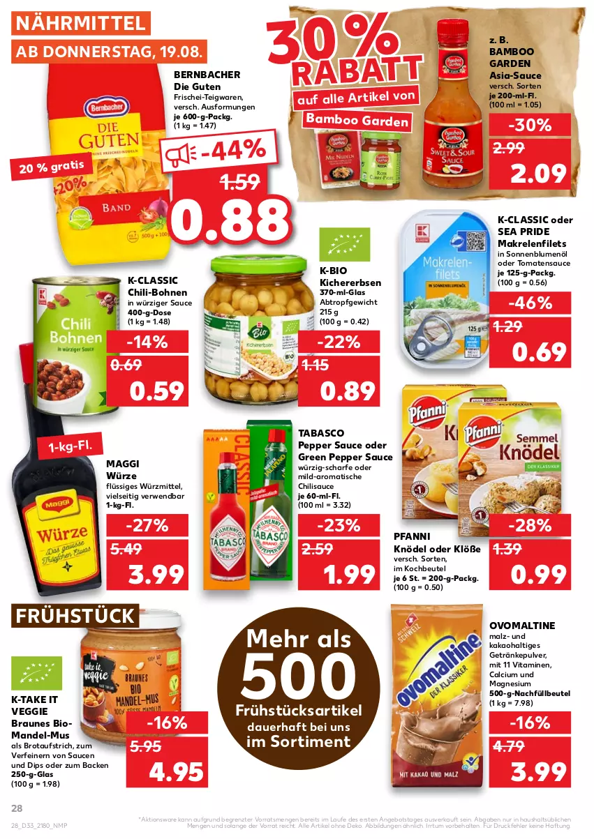 Aktueller Prospekt Kaufland - von 19.08 bis 25.08.2021 - strona 28