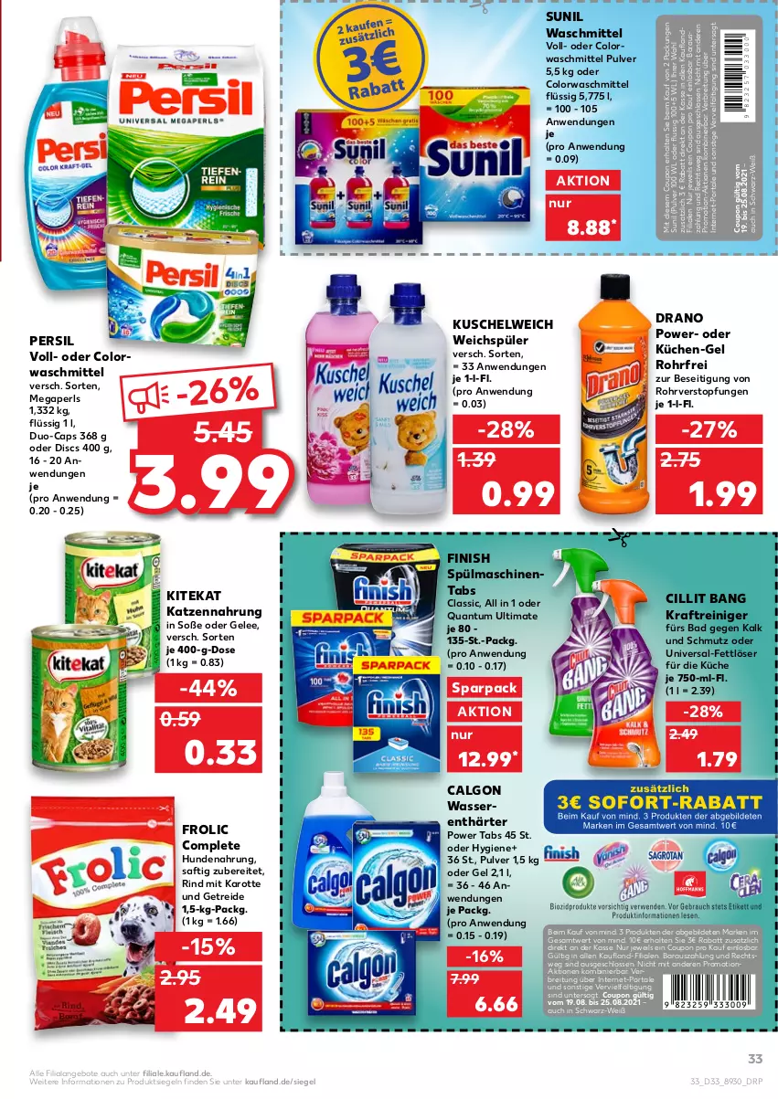 Aktueller Prospekt Kaufland - von 19.08 bis 25.08.2021 - strona 33