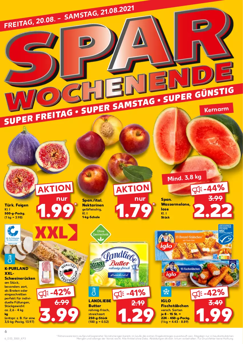 Aktueller Prospekt Kaufland - von 19.08 bis 25.08.2021 - strona 6