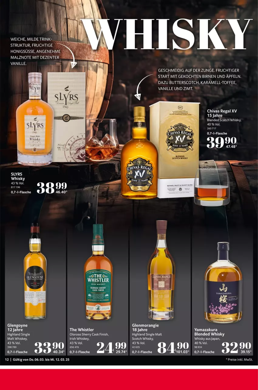 Aktueller Prospekt Selgros - Food - von 06.03 bis 12.03.2025 - strona 12 - produkty: Birnen, blended scotch, blended scotch whisky, butter, eis, ente, Finish, flasche, frucht, honig, irish whiskey, karamell, malz, regal, reis, scotch, scotch whisky, single malt, Ti, vanille, whiskey, whisky