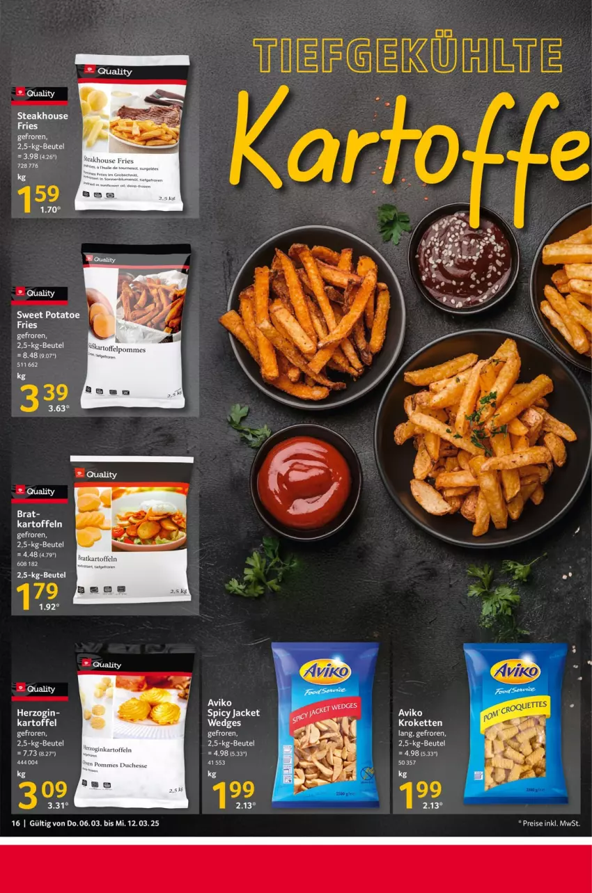 Aktueller Prospekt Selgros - Food - von 06.03 bis 12.03.2025 - strona 16 - produkty: beutel, eis, gin, Jacke, kartoffel, kartoffeln, LG, pommes, reis, steak, tee, Ti