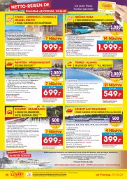 Gazetka promocyjna Netto Marken-Discount - Filial-Angebote - Gazetka - ważna od 15.10 do 15.10.2022 - strona 28 - produkty: Berger, bestpreis, bett, Betten, buch, dusche, eis, erde, fenster, klimatisierten reisebus, korb, kreuzfahrten, LG, merci, Mode, ndk, obst, pingui, reis, reiseveranstalter, rel, Ti, trendtours touristik gmbh, uhr, versandkostenfrei, vorteilspreis, wasser, weihnachten, wein, Wild