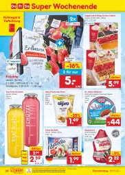 Gazetka promocyjna Netto Marken-Discount - Filial-Angebote - Gazetka - ważna od 15.10 do 15.10.2022 - strona 34 - produkty: alpro, bestpreis, coppenrath, creme, Dr. Oetker, eis, frucht, früchte, kuchen, kühlregal, natur, ndk, regal, reis, rel, sahne, smoothie, suppe, suppen, Suppenhuhn, Ti, tisch, true fruits, versandkostenfrei, zott, zottarella