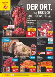 Gazetka promocyjna Netto Marken-Discount - Filial-Angebote - Gazetka - ważna od 15.10 do 15.10.2022 - strona 8 - produkty: auer, bestpreis, braten, dauertiefpreis, eis, fleisch, gewürz, grill, grillhähnchen, hackfleisch, hackfleisch gemischt, marinade, minutensteaks, mit zwiebeln, ndk, Ofen, paprika, pfeffer, reis, rind, rouladen, schwein, schweine, steak, steaks, suppe, Ti, tiefpreis, tomate, versandkostenfrei, wein, weine, wurst, zwiebel, zwiebeln