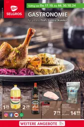 Gazetka promocyjna Selgros - Gastronomie - Gazetka - ważna od 30.10 do 30.10.2024 - strona 1 - produkty: angebot, angebote, Berger, flasche, Gänsebrust, garnelen, Glühwein, Kindle, LG, Schal, Schale, Ti, wasser, wein