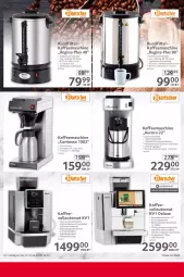 Gazetka promocyjna Selgros - Gastronomie - Gazetka - ważna od 30.10 do 30.10.2024 - strona 24 - produkty: auto, Behälter, bohne, bohnen, edelstahl, eis, elle, getränk, getränke, gin, kaffee, kaffeemaschine, latte, reis, rum, Signal, tasse, Ti, usb, wasser, wassertank