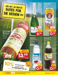 Gazetka promocyjna Netto Marken-Discount - Filial-Angebote - Gazetka - ważna od 01.07 do 01.07.2023 - strona 18 - produkty: adelholzener, Alwa, bestpreis, Cap, cola, eis, elle, Holz, kräuter, kräuterlikör, likör, limo, limonade, limonaden, mineralwasser, natur, ndk, oder radler, Paula, paulaner, Penninger Blutwurz, radler, reis, rel, sekt, Sport, Ti, wasser